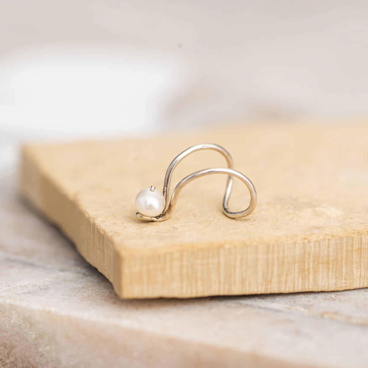 Grav Mina Ezüst 925 Fülgyűrű