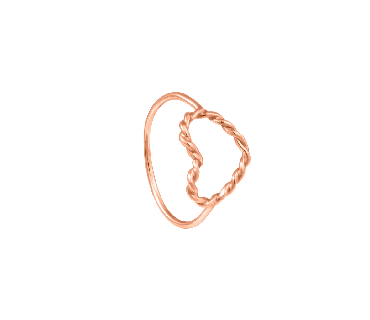 Nolita Szív Vörös Arany 14K Gyűrű