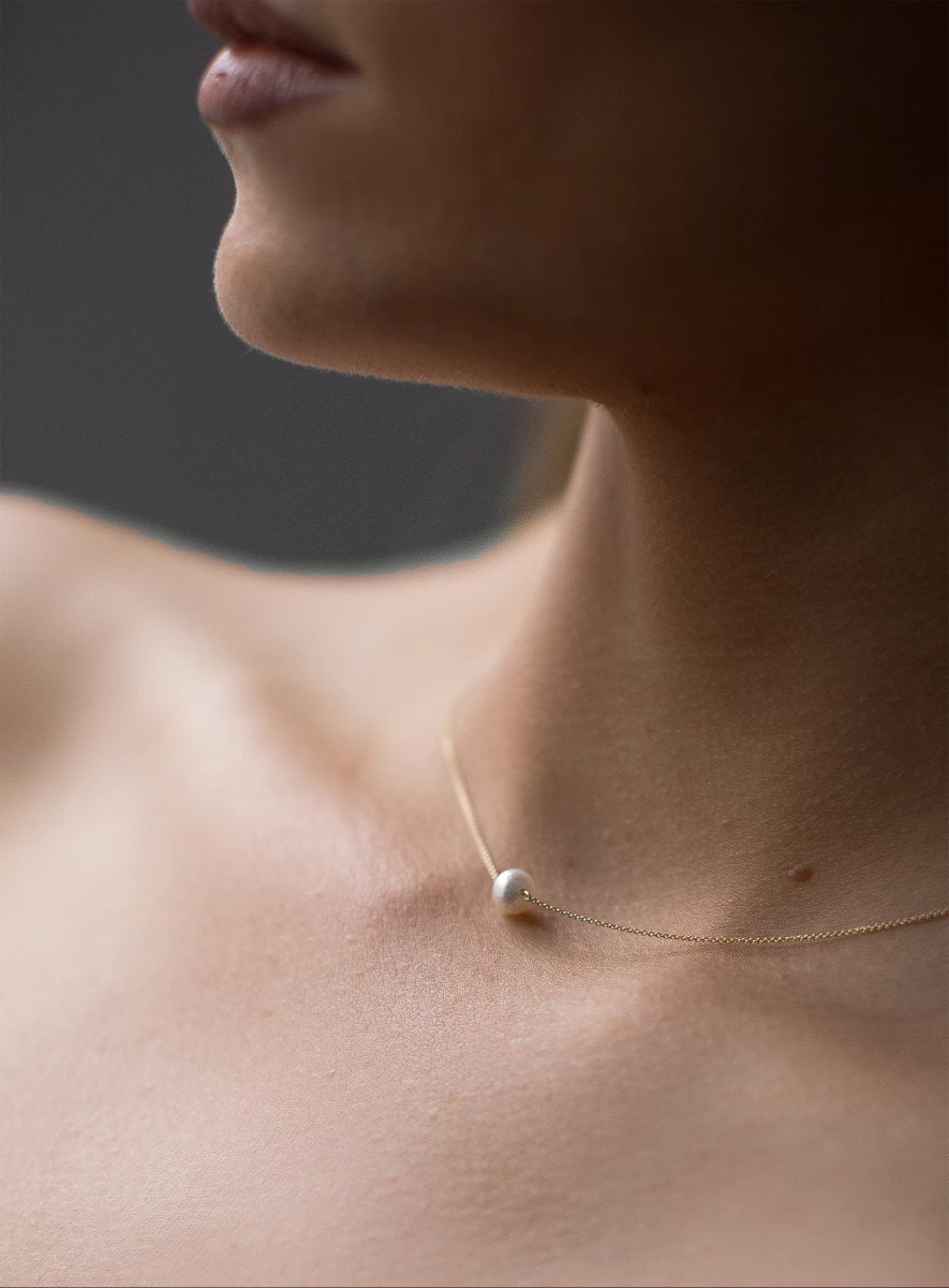 Grav Pearl Ezüst 925 Nyaklánc