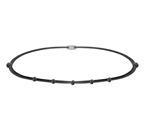 Grav Fekete Kabbala Fonalas Karkötő