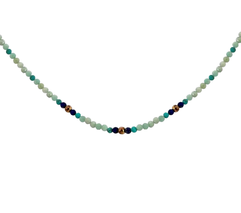 GRAV Amazonite Ezüst 925 Nyaklánc