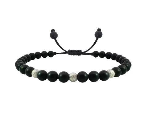 GRAV Black Chic Men Ezüst 925 Karkötő