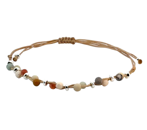 GRAV Macrame Earth Ezüst 925 Bokalánc