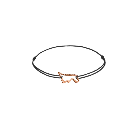 GRAV Dinosaur Contour Baby Arany 14K Fonalas Karkötő
