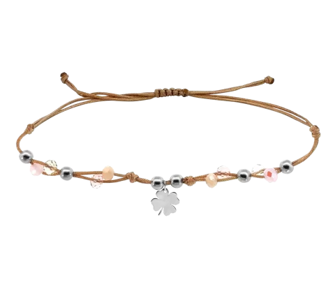 GRAV Macrame Candy Luck Ezüst 925 Bokalánc