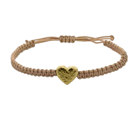 GRAV Macrame Heart Ezüst 925 Karkötő