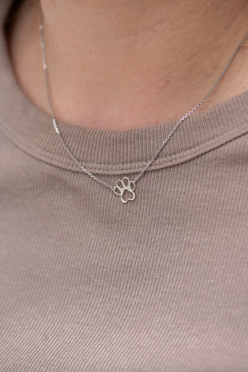 Kontúr Tappancs Vörös Arany 14K Nyaklánc