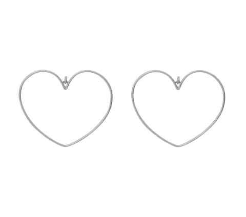 Grav Bigheart Ezüst 925 Fülbevaló