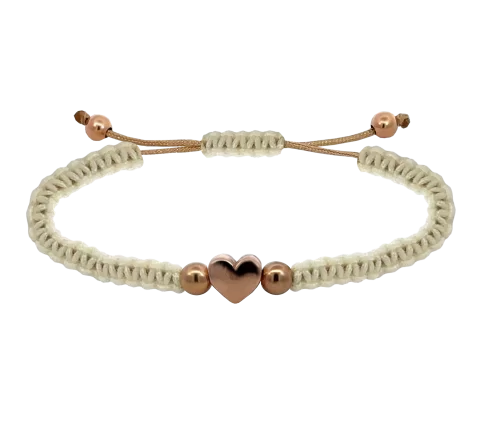 GRAV Macrame Heart Ezüst 925 Karkötő