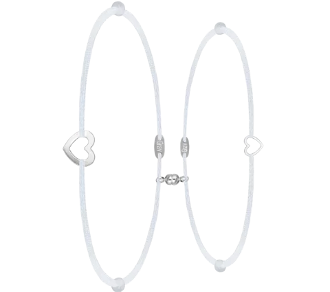 Grav Magnetic Contour Heart Ezüst 925 Karkötők