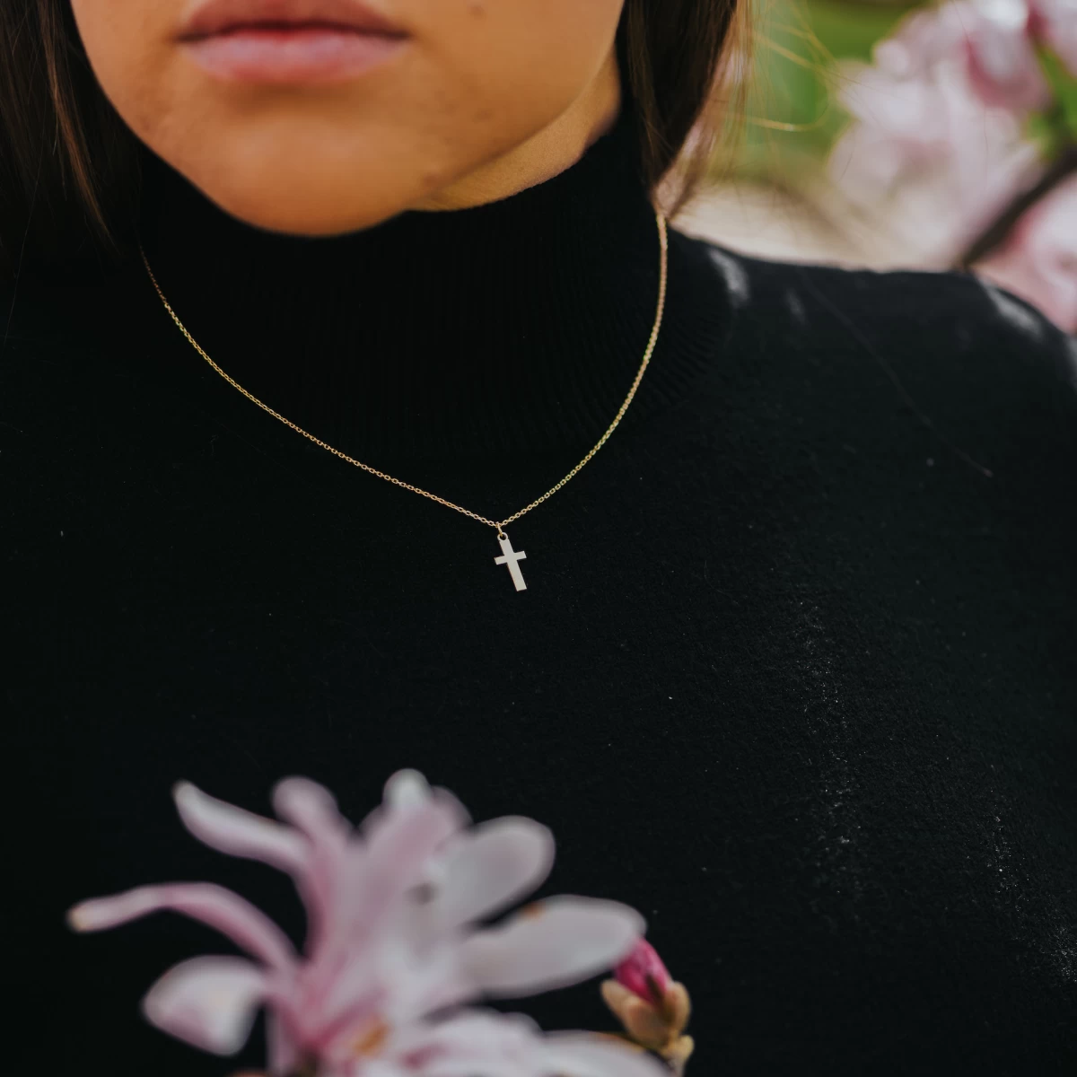 Grav Kereszt Ezüst 925 Nyaklánc