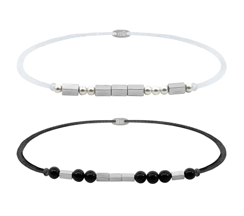 GRAV Morse Love Páros Ásvány Karkötő