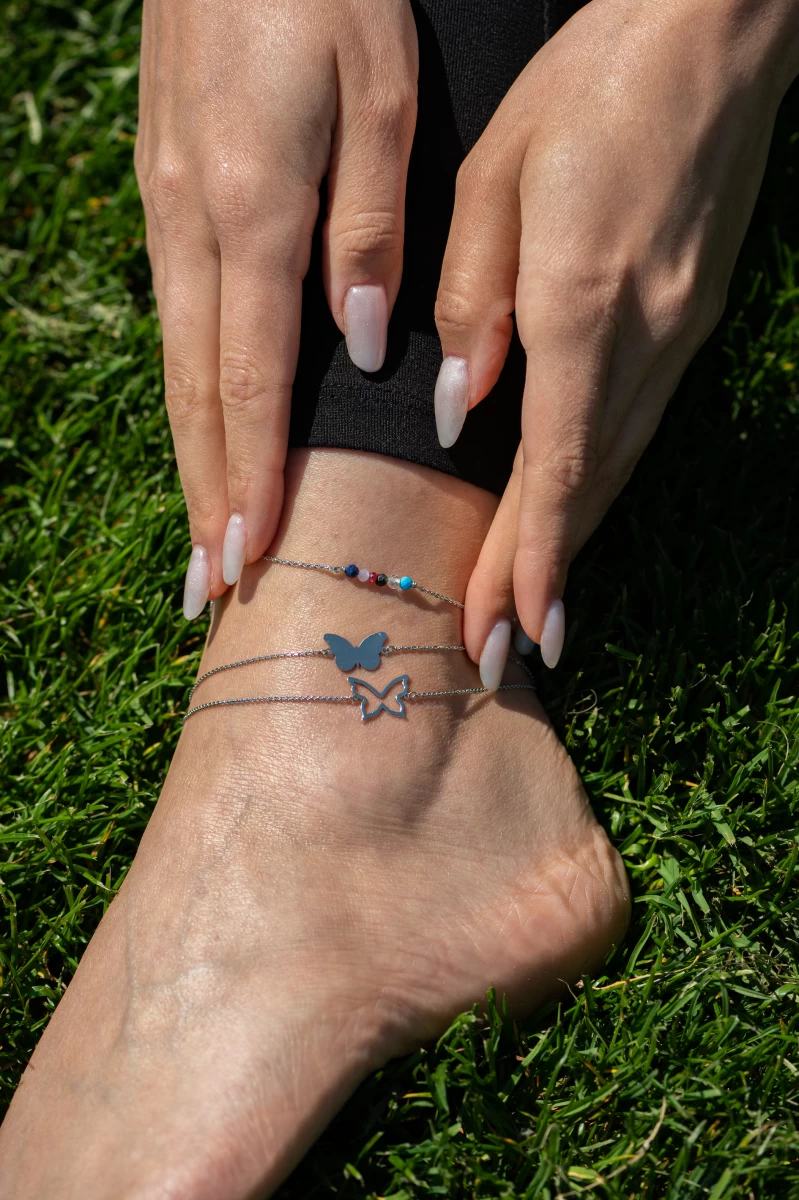 Grav Butterfly Contour Arany 14k Bokalánc