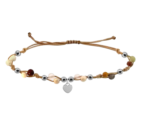 GRAV Macrame Earth Love Ezüst 925 Bokalánc