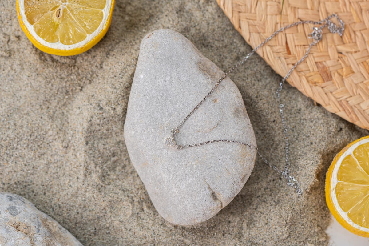 GRAV Chloee Heart Ezüst 925 Nyaklánc