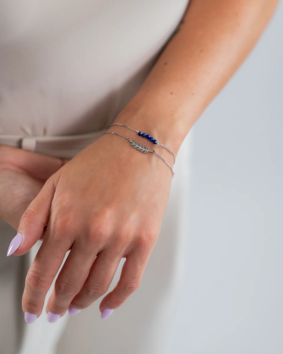 Grav Leaf Ezüst 925 Karkötő