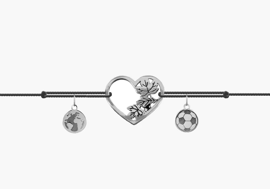 GRAV Karkötő Szívben ősz Ezüst 925